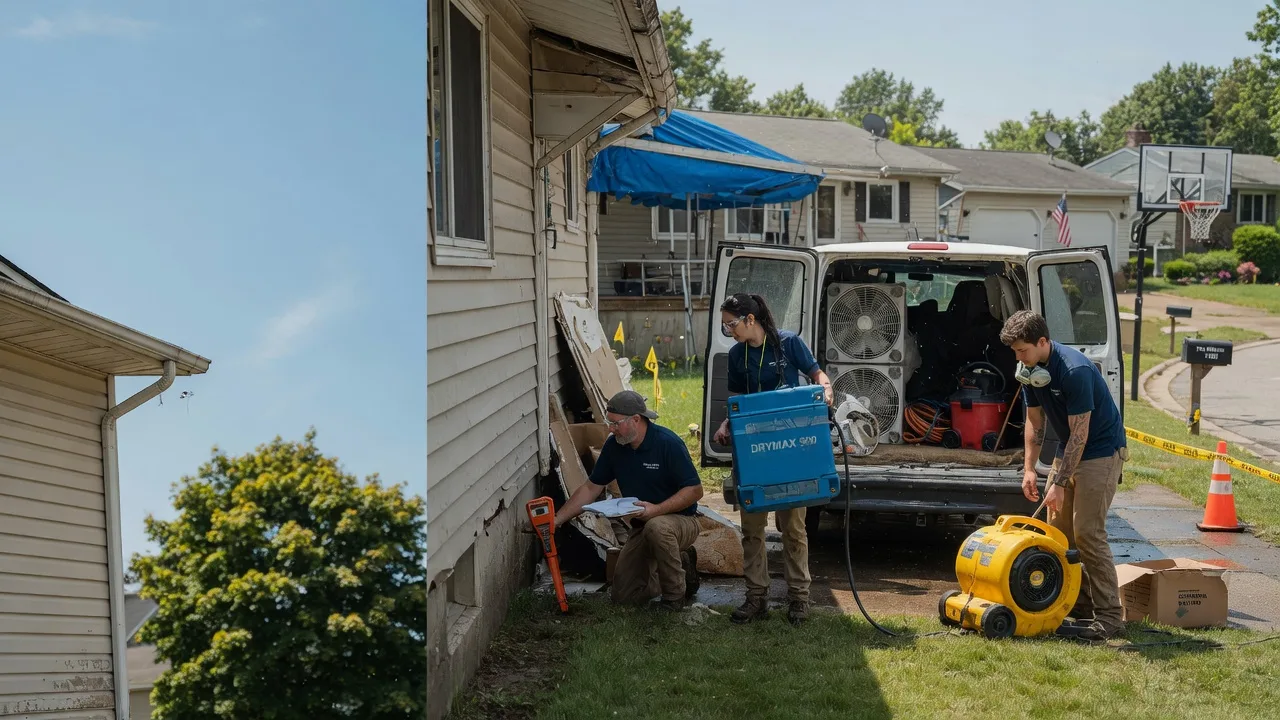 Ceiling Leak Cleanup in Franklin, NY near me